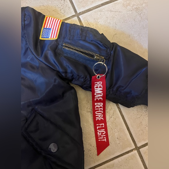 COPY - ALPHA INDUSTRIES YOUTH NASA MA-1 FLIGHT BOMBER JACKET, Kids 3T - Picture 6 of 12